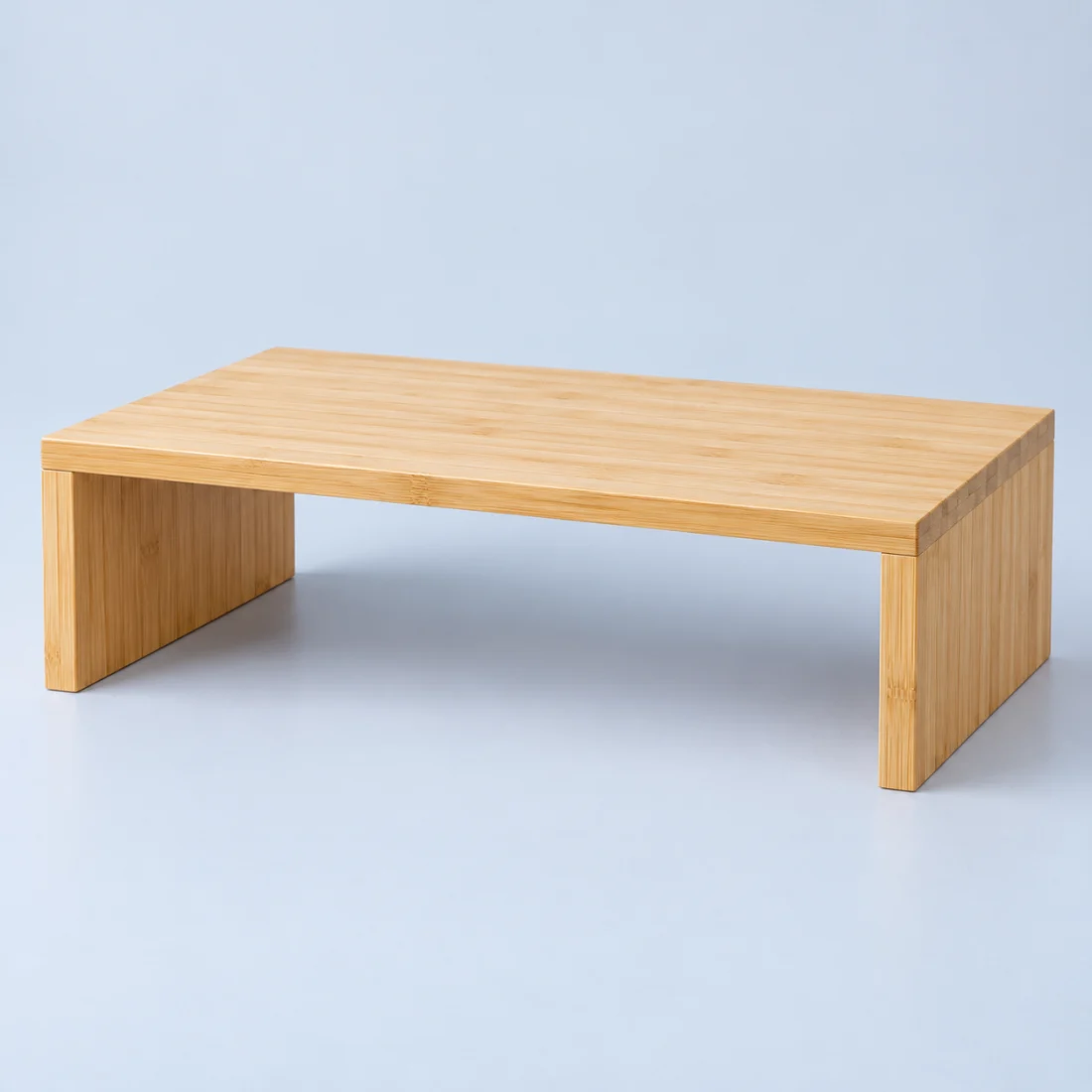 Bamboo monitor riser
